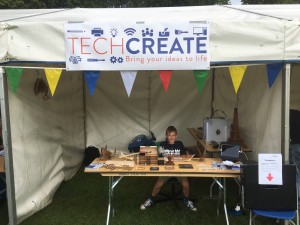 The clam before the visitors arrive at Dublin Maker