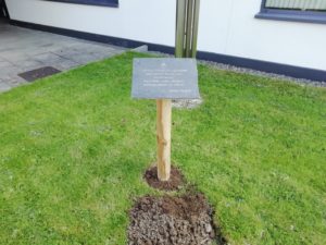 laser engraved slate sign