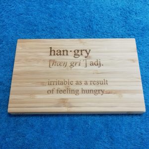 personalised bamboo chopping board