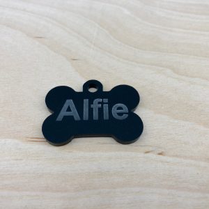 Acrylic Laser Cut & Engraved Pet Tag