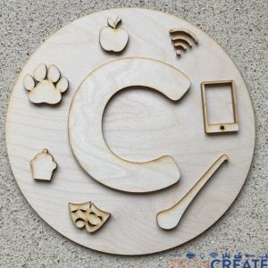 personalised initial craft kit