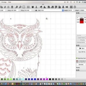 Custom Laser Cutting Job Drawing