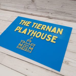 custom acrylic personalised sign