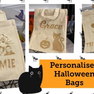 personalised halloween bags