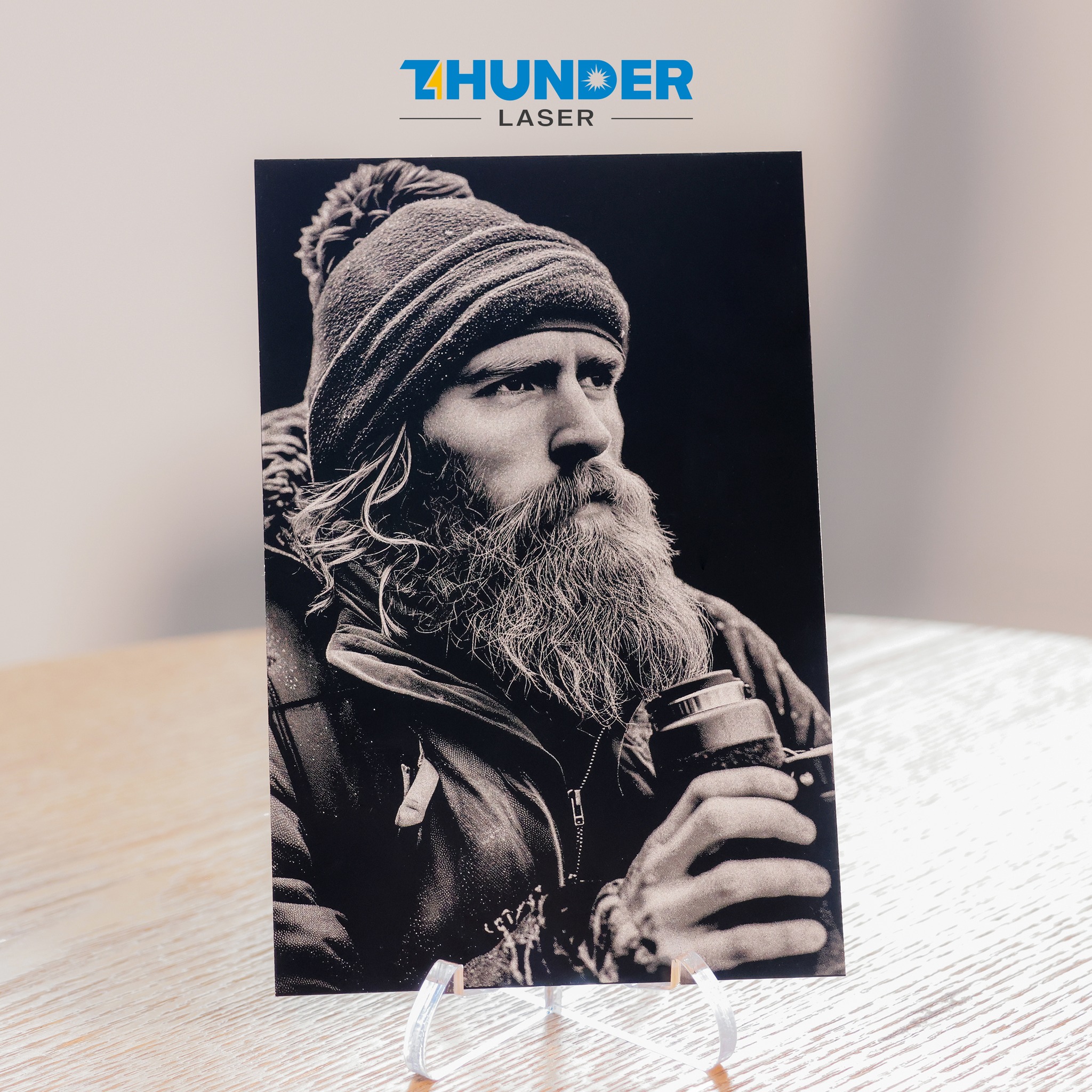 aurora_fiber_laser_sample fiber laser image engrave on metal