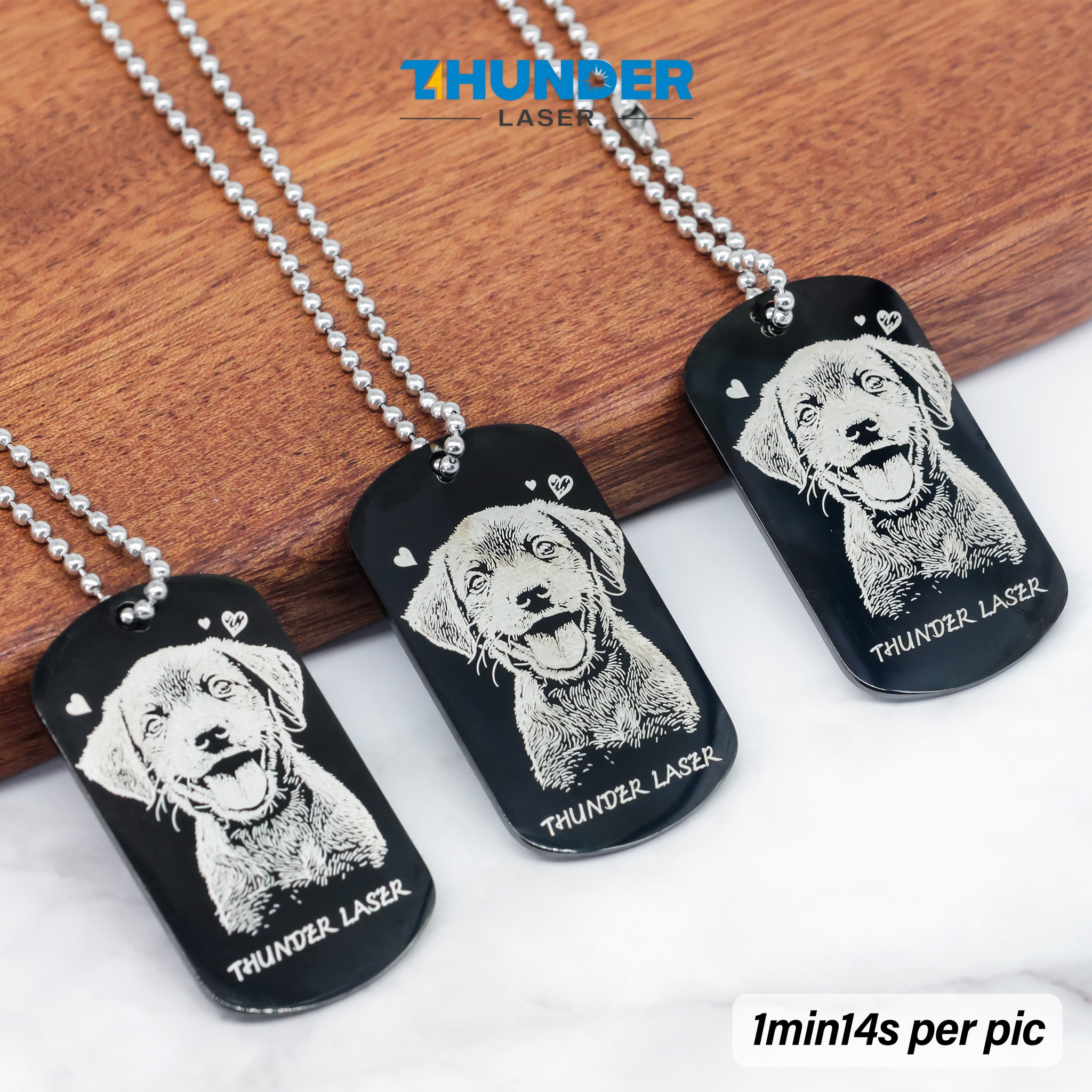 aurora_fiber_laser_sample_2 laser engraved metal dog tags